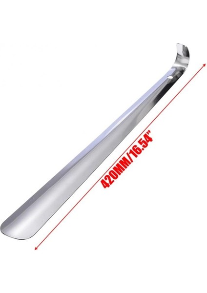1 Adet Tarzı Esnek Paslanmaz Çelik 42 cm Ayakkabı Çekeceği Ulaşmak Metal Kolu Ayakkabı Çekeceği Kaşık Sökücü Kaldırıcı Profesyonel Yardım Kayma Ayakkabı Çekme Aracı (Yurt Dışından)
