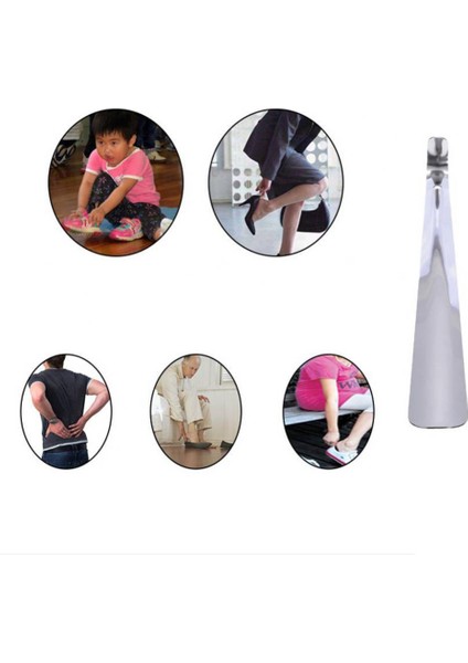 1 Adet Tarzı Esnek Paslanmaz Çelik 42 cm Ayakkabı Çekeceği Ulaşmak Metal Kolu Ayakkabı Çekeceği Kaşık Sökücü Kaldırıcı Profesyonel Yardım Kayma Ayakkabı Çekme Aracı (Yurt Dışından) fırsatları