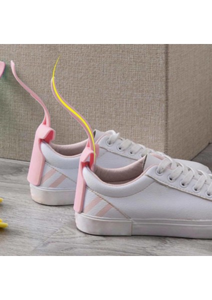 Kırmızı Stil Boynuz Spor Ayakkabı Ayakkabı Kaldırıcı Tembel Ayakkabı Yardımcısı Uzun Saplı Ayakkabı Hamile Kadın, Yaşlı ve Çocuk Için Çekme Ayakkabı Çekeceği (Yurt Dışından) indirimleri