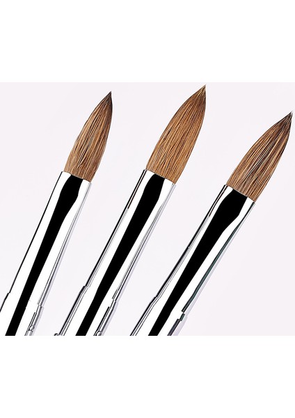 G-B364-06 Tarzı 1 Adet Siyah Tırnak Resim Fırçası Taklidi Saplı Tırnak Fırçası Akrilik Çiviler Saf Kolinsky Oval Tırnak Fırçası (Yurt Dışından) fırsatları