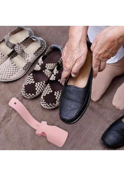 Pembe Tarzı Tembel Ayakkabı Çekeceği Unisex Taşınabilir Çorap Kaydırıcı Saplı Ayakkabı Çekeceği Ayakkabı Kaldırma Yardımcısı Yaşlılar Için Yaşlı Engelli Ayakkabı Çekeceği Çoğuna Uyar (Yurt Dışından) modelleri