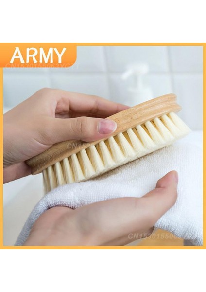 Bir Stil Uzun Saplı Elbise Deri Ayakkabı Temizleme Fırçası Ahşap Bootpolish Temizleme Fırçası Süet Nubuk Çizme Elastik Çok Fonksiyonlu (Yurt Dışından) fırsatları