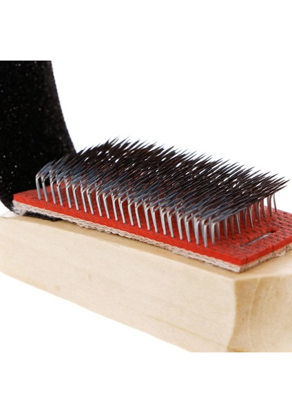 Ahşap Dans Ayakkabıları Fırçası Süet Taban Ayakkabı Fırçası Pratik Fonksiyon Dans Ayakkabıları Için Ergonomik Olarak Tasarlanmış Ahşap Sap (Yurt Dışından)