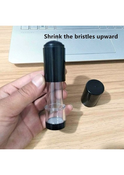 Siyah Stil Naylon Kıllar Doldurulabilir Kozmetik Fırça Büyük Dağıtıcı Kase Pudra Presleme Aracı Makyaj Fırçası Fondöten Makyaj Araçları (Yurt Dışından) modelleri