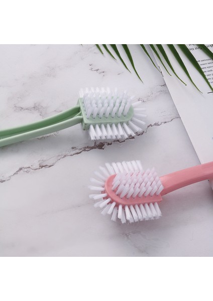 Pembe Tarzı Ev Ayakkabı Yıkama Fırçası Beş Yan Fırça Çok Fonksiyonlu Çamaşır Bruoe Yaka Temizleme Fırçası Uzun Saplı Fırçalar (Yurt Dışından) fırsatları