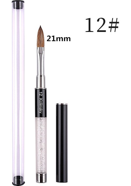 G-B364-02 Tarzı 1 Adet Siyah Tırnak Resim Fırçası Taklidi Saplı Tırnak Fırçası Akrilik Çiviler Saf Kolinsky Oval Tırnak Fırçası (Yurt Dışından) indirimleri