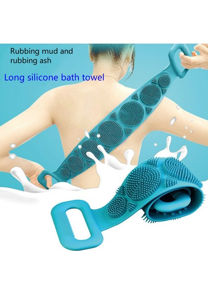 Menekşe Tarzı Silikon Banyo Havlusu Geri Sürtünerek Peeling Ölü Deri Vücut Masaj Fırçası Banyo Fırçası Sürtünme Havlusu Duş Temizleyici (Yurt Dışından) fiyatları