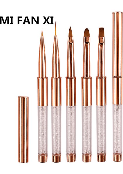 G-B339-04 Tarzı 5 Stil Tırnak Sanat Akrilik Uv Jel Uzatma Oluşturucu Taklidi Boyama Fırça Hatları Astar Desen Cetvel Kalemi Manikür Aracı (Yurt Dışından) fiyatları