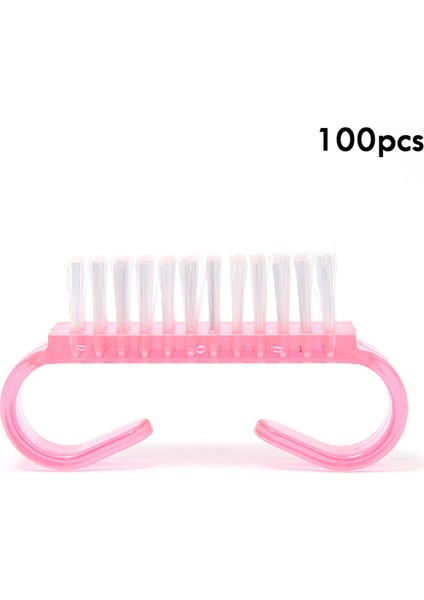 Turuncu Tarzı Pcspack Mini Nail Art Temizleme Fırçaları Jel Akrilik Tırnak Fırçası Zımpara Yumuşak Kaldır Manikür Toz Tozu Temiz Pedikür (Yurt Dışından)