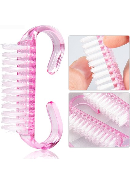 Turuncu Tarzı Pcspack Mini Nail Art Temizleme Fırçaları Jel Akrilik Tırnak Fırçası Zımpara Yumuşak Kaldır Manikür Toz Tozu Temiz Pedikür (Yurt Dışından) modelleri