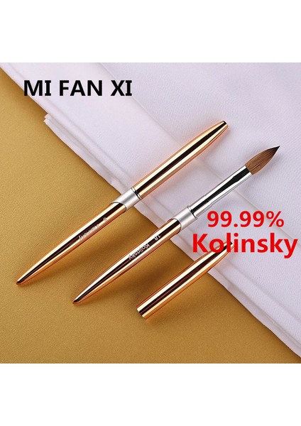 G-B302-14-1PARÇA Stili Mıfanxı % Kolinsky Metal Nail Art Heykel Oyma Fırçası Sıvı Toz Çiçek Çizim Tasarım Boyama Kalem (Yurt Dışından) fiyatları