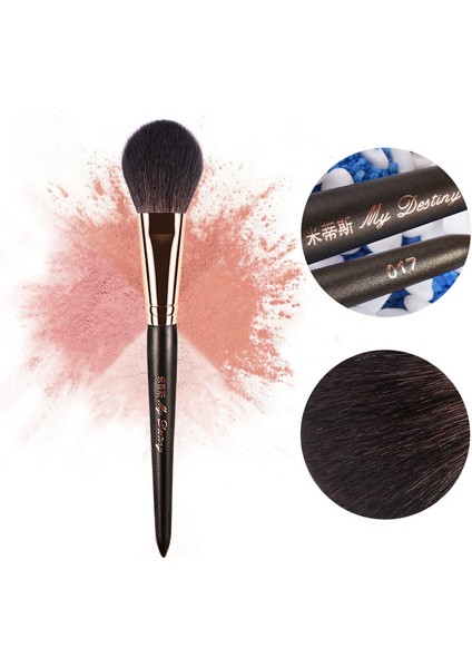Siyah My Destıny Keçi Kılı Yuvarlak Allık Fırçası Allık Makyaj Makyaj Brusheel Maquiagem Brochas Maquillaje Pinceaux 017 (Yurt Dışından) fırsatları