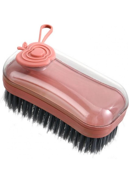 Kırmızı Stil Temizleme Fırçası Ince Kıllar Emek Tasarrufu Sağlayan Plastik Ayakkabı Giyim Ev Için Sabunluklu Fırçalama Fırçası (Yurt Dışından)