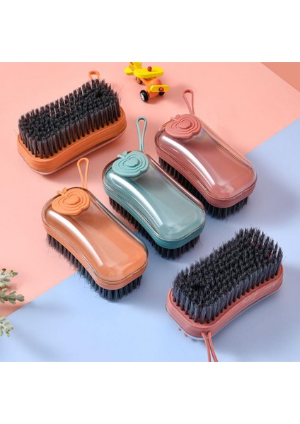 Kırmızı Stil Temizleme Fırçası Ince Kıllar Emek Tasarrufu Sağlayan Plastik Ayakkabı Giyim Ev Için Sabunluklu Fırçalama Fırçası (Yurt Dışından) fiyatları