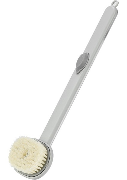 Gri Tarzı Çok Fonksiyonlu Ayrılabilir Banyo Fırçası Arka Vücut Banyo Duş Süngeri Scrubber Saplı Fırçalar Masaj Banyo Fırçası (Yurt Dışından)