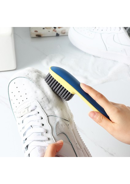 Mavi Stil Ayakkabı Temizleme Fırçası Uzun Saplı Ayakkabı Elbise Fırçası Temizleme Dayanıklı Ev Beyaz Ayakkabı Çizme Temizleyici Banyo Fırçalama Kutusu (Yurt Dışından) modelleri