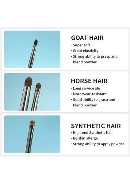 Ovw Nokta Gölgelendirici Göz Fırçası Seti At Kılı Konik Leke Kırışık Karıştırma Göz Farı Fırçaları Makyaj Seti Brochas De Maquillaje 4 Adet (Yurt Dışından) modelleri