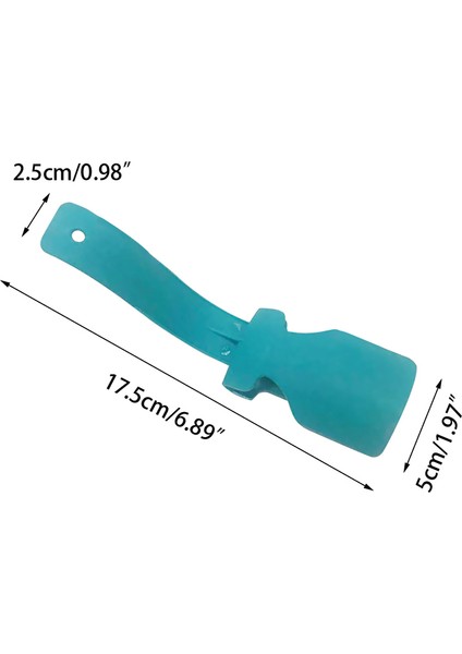 Mavi Stil 1 Adet Taşınabilir Unisex Tembel Ayakkabı Yardımcısı Çorap Ayakkabı Kaydırıcı Saplı Ayakkabı Çekeceği Kaldırma Giyen Yardımcı Aracı Plastik Ayakkabı Çekeceği Aksesuarları (Yurt Dışından)