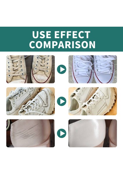 30 ml Tarzı Beyaz Ayakkabı Temizleyici Derin Temizlik Kir Sarı Leke Çıkarıcı Seti Spor Ayakkabı Kanvas Ayakkabı Kenar Bakım Dekontaminasyon Temizleyici 30ML (Yurt Dışından) fırsatları