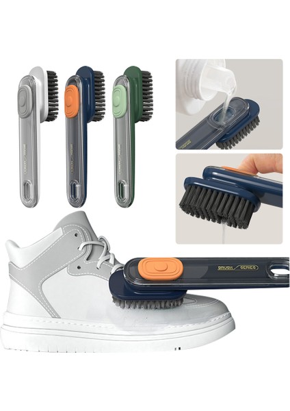 B-Beyaz Tarzı Çok Fonksiyonlu Ayakkabı Fırçası Çizme Fırçası Temizleme Bezi ile Ayakkabı Yıkama Için Otomatik Sıvı Deşarj Temizleme Fırçası (Yurt Dışından) modelleri