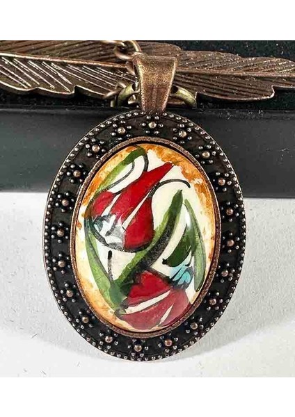 Lale Izleri Çini Kitap Ayracı