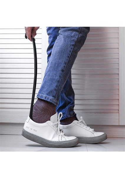 Plastik Ekstra Uzun Ayakkabı Çekeceği Tembel Ayakkabı Yardımcısı Uzun Saplı Ayakkabı Kaldırıcı Çekme (Yurt Dışından)