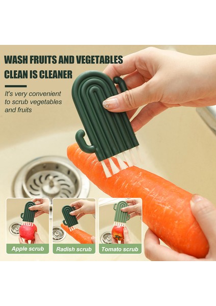 Yeşil2 Tarzı Moda Çok Fonksiyonlu Esnek Boşluk Fırçası Fincan Kapağı Oluk Boşluk Fırçası Ev Yumuşak Kıllar Temizleme Fırçası Cepillo De Limpieza (Yurt Dışından) fiyatları