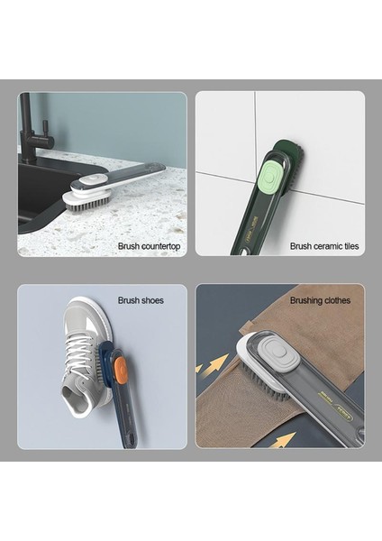 Mavi Stil Whitebluegreen Otomatik Sabun Ekleme Noktası Sabun Fırçası Yumuşak Saç Giyim Kurulu Fırçası Elbise Fırçası Ev Temizlik Araçları Abs (Yurt Dışından) fırsatları