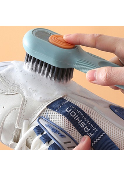 C-Pembe Tarzı Yeni Çok Fonksiyonlu Ayakkabı Fırçası Yumuşak Kıllı Sıvı Dolu Yıkama Ayakkabı Temizleme Aracı Elbise Panosu Temiz Bulaşık Mutfak Aksesuarları (Yurt Dışından) fırsatları