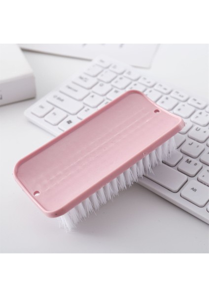 Pembe Tarzı Oes Elbise Fırçası Çok Fonksiyonlu Ayakkabı Temizleme Fırçası Ev Saplı Temizleme Fırçası Plaka Ayakkabı Temizleyici Ayakkabı Fırçası (Yurt Dışından)
