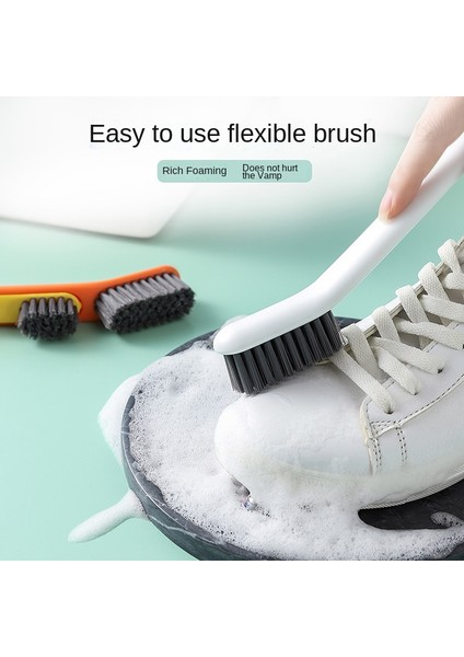 Beyaz Stil Ev Ayakkabı Yıkama Fırçası, Yumuşak Kıllar, Çamaşır Fırçası, Beyaz Ayakkabı Yaka Temizleme Fırçası, Tahta Fırça Seti (Yurt Dışından) fiyatları