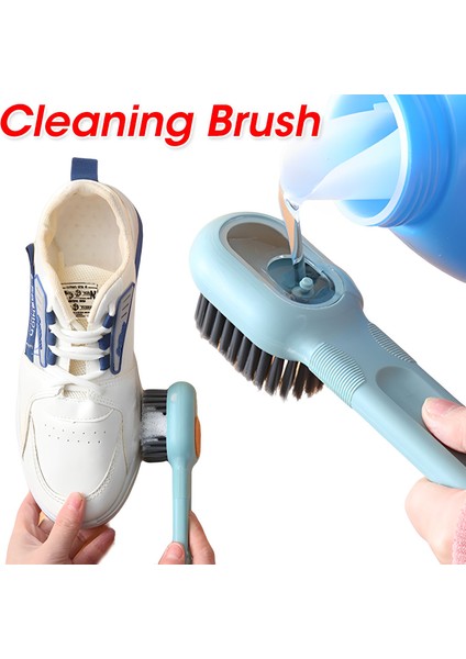 C-Pembe Tarzı Ayakkabı Fırçası Temizleme Çamaşır Ovma Fırçası Ovma Ev Yumuşak Kıl Otomatik Sıvı Temizleme Hidrolik Ayakkabı Fırçası Ekleme (Yurt Dışından) fiyatları