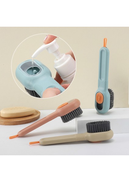 C-Pembe Tarzı Ayakkabı Fırçası Temizleme Çamaşır Ovma Fırçası Ovma Ev Yumuşak Kıl Otomatik Sıvı Temizleme Hidrolik Ayakkabı Fırçası Ekleme (Yurt Dışından) modelleri