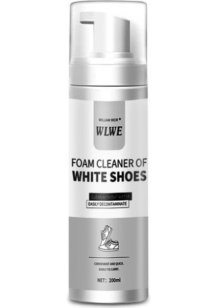 No.1 Stili Küçük Beyaz Ayakkabı Temizleyici Taşınabilir Yıkama Gerektirmeyen Spor Ayakkabı Temizleyici Dekontaminasyon Sarı Köpük Tipi Temizlik Maddesi Nokta (Yurt Dışından)
