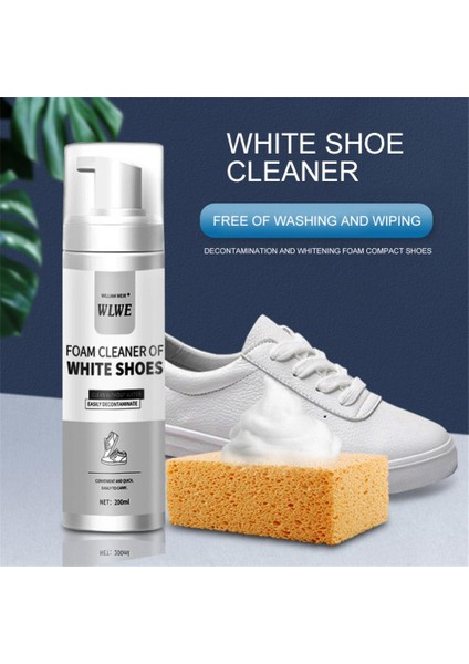 No.1 Stili Küçük Beyaz Ayakkabı Temizleyici Taşınabilir Yıkama Gerektirmeyen Spor Ayakkabı Temizleyici Dekontaminasyon Sarı Köpük Tipi Temizlik Maddesi Nokta (Yurt Dışından) fiyatları