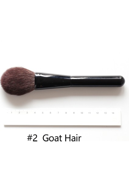 No.2 Boyutu Ovw Dlh Serisi Doğal Keçi Kılı Kozmetik Makyaj Göz Farı Fırçaları Seti Karıştırma Shader Konik Kırışık Seti Araçları Leke Fırçası (Yurt Dışından)