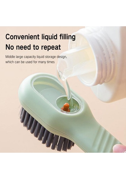 No.1 Stili Çok Işlevli Temizleme Fırçası Yumuşak Kıllı Sıvı Ayakkabı Giyim Fırçası Uzun Saplı Fırça Sabunluk Fırçası Ev Aracı (Yurt Dışından) fiyatları