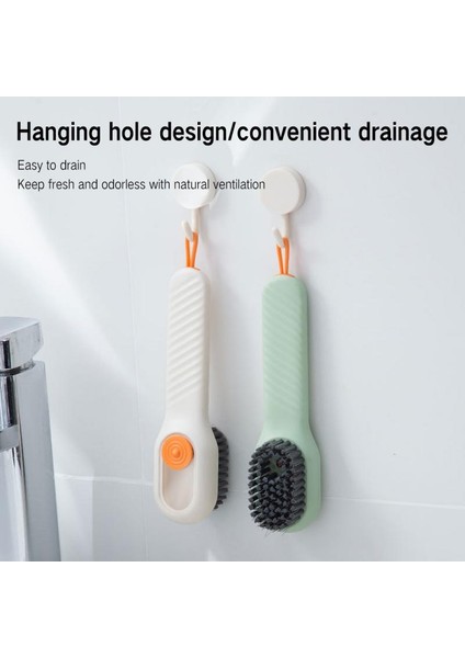 No.1 Stili Çok Işlevli Temizleme Fırçası Yumuşak Kıllı Sıvı Ayakkabı Giyim Fırçası Uzun Saplı Fırça Sabunluk Fırçası Ev Aracı (Yurt Dışından) fırsatları