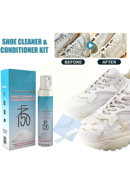 100ML Beyaz Ayakkabı Temizleme Jeli Temiz Ayakkabı Lekesi Beyazlatma Temizleme Cilası Köpük Deoksidan Jel Spor Ayakkabı Için Sarı Kaldırmak Ed T1B7 (Yurt Dışından)