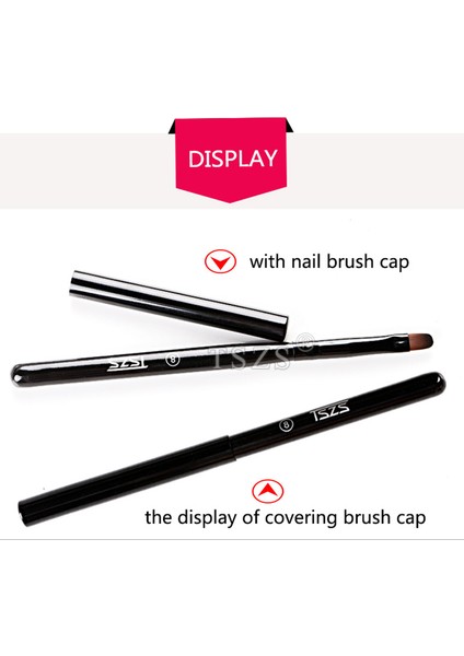 No.12 Tarzı 1 Adetlot Pinceau Tırnak Sanat Fırçaları Tırnak Jel Manikür Astar Boyama Siyah Kalem Fırça Çizgili Akrilik Degrade Gölge Uv Jel (Yurt Dışından) indirimleri