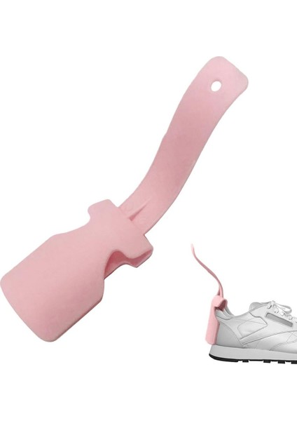 Pembe Tarzı Tembel Ayakkabı Çekeceği Taşınabilir Çorap Kaydırıcı Unisex Saplı Ayakkabı Çekeceği Ayakkabı Kaldırma Yardımcısı Yaşlılar Için Yaşlı Engelli Ayakkabı Çekeceği Çoğuna Uyar (Yurt Dışından)