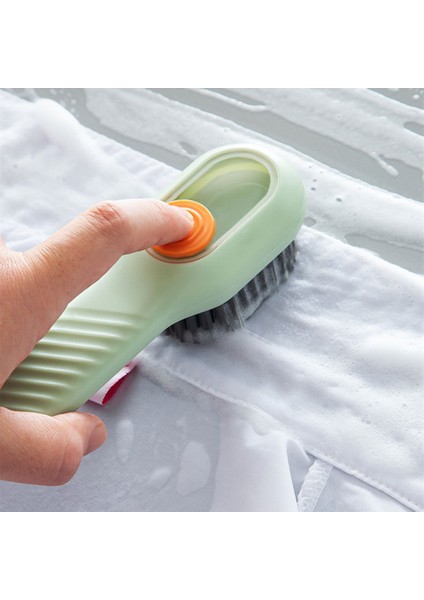 Yeşil Stil Yumuşak Sıvı Ayakkabı Temizleme Fırçası Uzun Saplı Elbise Fırçası Çamaşır Ovma Fırçası Fırçalama Çok Fonksiyonlu Ev Temizleme Aracı (Yurt Dışından) indirimleri
