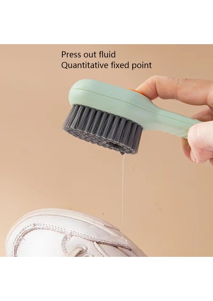 Yeşil Tarzı Ayakkabı Fırçası Otomatik Sıvı Deşarj Derin Temizlik Yumuşak Kıllar Fırça Ev Çamaşır Temizleme Fırçası Ev Temizlik Aracı (Yurt Dışından) modelleri