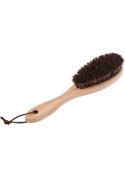 B Tarzı Uzun Ahşap Saplı Kıl At Kılı Ayakkabı Çizme Fırçaları Cila Aplikatörü Dauber (Yurt Dışından)