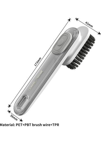 Beyaz Stil Ayakkabı Fırçası Sıvı Ayakkabı Ekleyebilir Çamaşır Fırçası Kurulu Fırça Preslenmiş Ev Yumuşak Kıl Fırça Ayakkabı Ev Temizlik Araçları (Yurt Dışından)