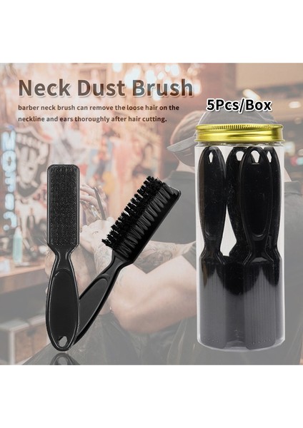 Fırça Tarzı Siyah Plastik Saplı Kuaförlük Yumuşak Saç Solmaya Fırça Tarak Berber Temizleme Göğüs Boyun Silgi Fırçaları Şekillendirici Araçları (Yurt Dışından) fiyatları