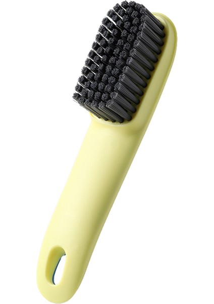 Sarı Stil Ayakkabı Temizleme Fırçası Uzun Saplı Tuvalet Banyo Plastik Scrubber Ev Yıkama Kir Temizleme Terlik Ovma (Yurt Dışından)