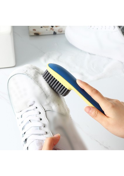 Sarı Stil Ayakkabı Temizleme Fırçası Uzun Saplı Tuvalet Banyo Plastik Scrubber Ev Yıkama Kir Temizleme Terlik Ovma (Yurt Dışından) fırsatları