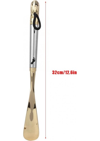 C Tarzı Metal Kafa Ayakkabı Çekeceği Ahşap Uzun Saplı Saplı Ayakkabı Kaldırıcı Ayakkabı Kaşığı Aracı Çizme Ayakkabı Brum 49 cm 58 cm Ahşap Eecoo (Yurt Dışından)