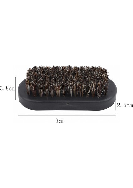 Siyah Stil Ayakkabı Cilası Fırça Fırçası Doğal Deri Domuz Kılı Yumuşak Parlatma Aracı Temizleme Fırçası Nub Deri Çizme (Yurt Dışından) fırsatları